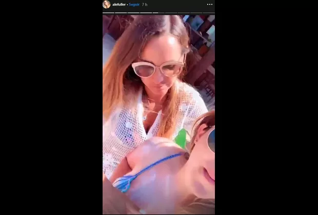 Alessandra Fuller la pasa así en su viaje por el norte peruano