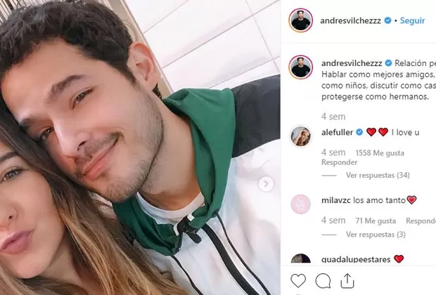 Alessandra Fuller y la tierna foto junto a Andrés Vílchez que no deja de ser comentada