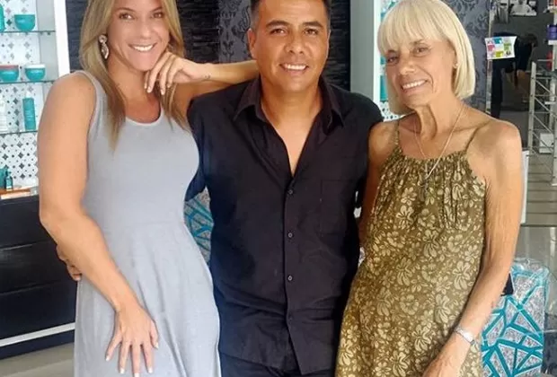 Alexandra Hörler y su mamá