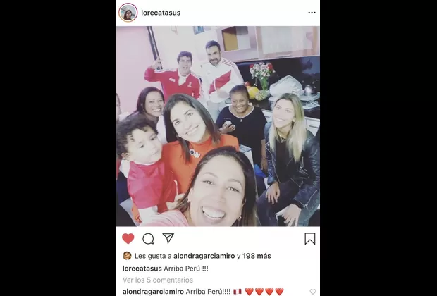 Alondra García Miró: así fue su celebración por el triunfo de Perú con familia de Paolo Guerrero