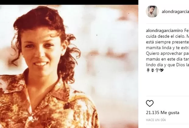 Alondra García Miró descartó con esta foto peleas con Christian Meier