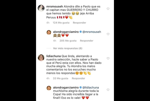 Alondra García Miró churro Paolo Guerrero