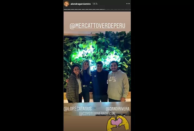 Alondra García Miró familia Paolo Guerrero