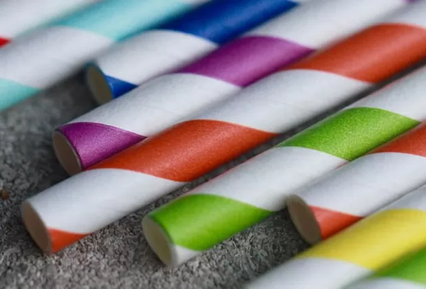 cañitas o popotes de papel