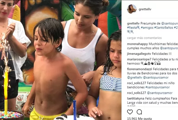 'Las amazonas': Grettell Valdez celebró los 9 años de su hijo con estas fotos