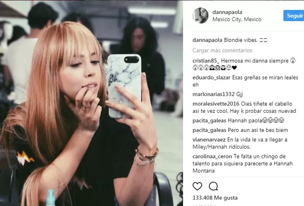 Amy, la niña de la mochila azul: Danna Paola reaparece con nuevo look