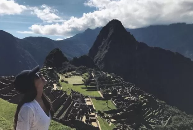 Ana Brenda Contreras en Machu Picchu