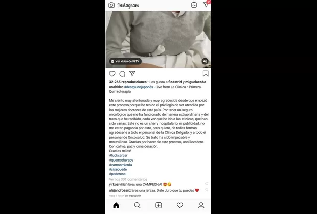 Anahí de Cárdenas: Alejandro Sanz y su alentador mensaje tras inicio de quimioterapia 