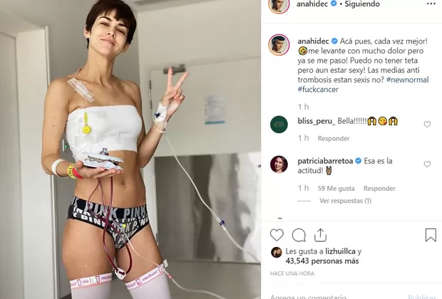 Anahí de Cárdenas envía poderoso mensaje tras someterse a mastectomía