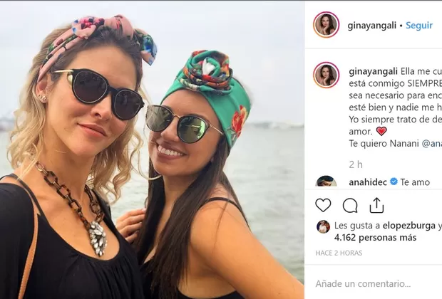Anahí de Cárdenas: Gina Yangali la respalda tras noticia sobre enfermedad
