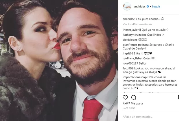 Anahí de Cárdenas se muestra cariñosa con conocido periodista deportivo