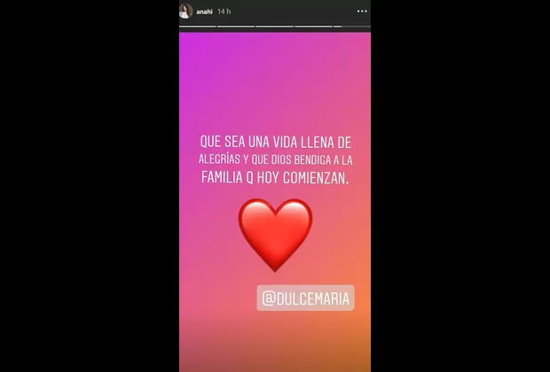 Anahí le envió mensajes a Dulce María por su boda con Paco Álvarez