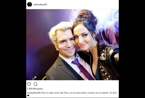 Andrea Luna dedica romántico mensaje a Pietro Sibille