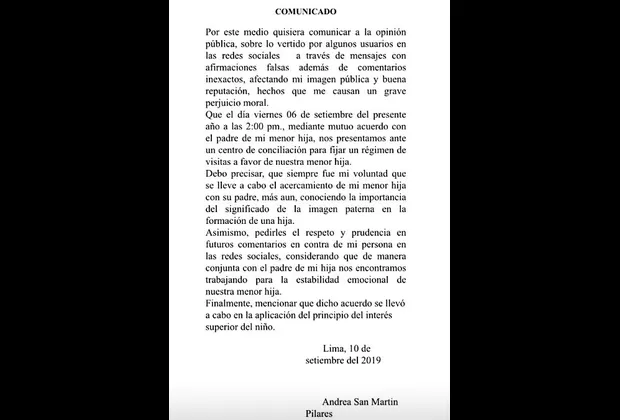Andrea San Martín hace aclaración tras reencuentro entre Sebastián Lizarzaburu y Maia