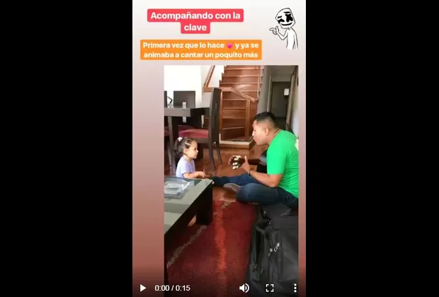 Andrea San Martín: su hija Maia aprende música y estos son sus primeros resultados