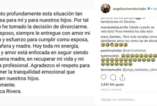 Angélica Rivera y Enrique Peña Nieta se divorcian