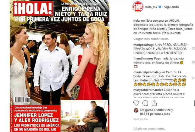 Enrique Peña Nieto y Tania Ruiz