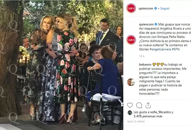 Angélica Rivera reaparece tras divorcio 