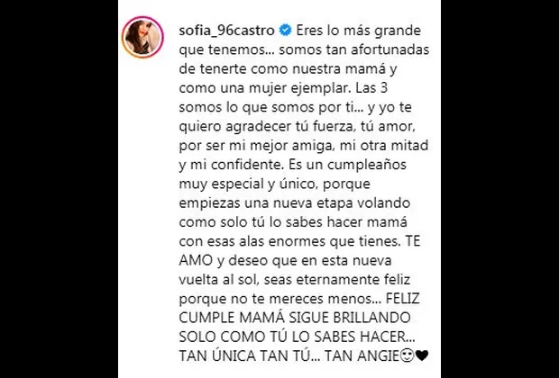 Angélica Rivera: sus tres hijas celebran así los 50 años de la actriz