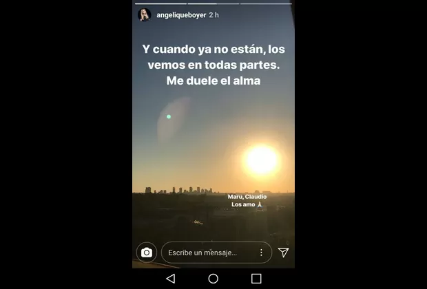 Angelique Boyer devastada por muerte de Maru Dueñas