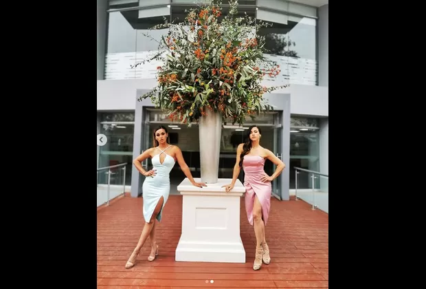 Angie Arizaga y Paloma Fiuza derrocharon sensualidad en la preventa de América TV