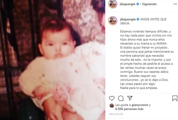 Angie Jibaja sobre estado de emergencia: “Mis hijos necesitan a su mamá”