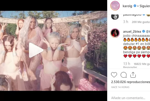 Anuel AA dedica mensaje de apoyo a Karol G tras rumores de supuestos coqueteos con otras mujeres