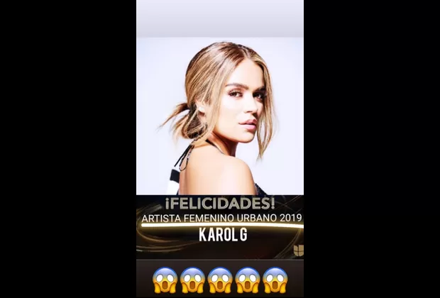 Karol G Premios Lo nuestro
