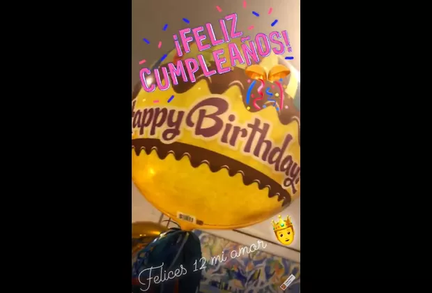 Aracely Arámbula celebró los 12 años de su hijo mayor con Luis Miguel 