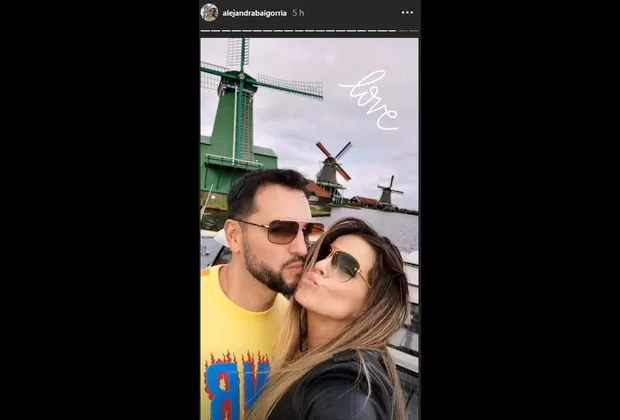 Arturo Caballero le propuso matrimonio a Alejandra Baigorria 