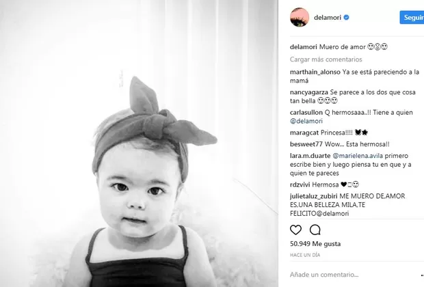 Bárbara Mori remece Instagram con esta foto de su nieta Mila Mayer Subtil