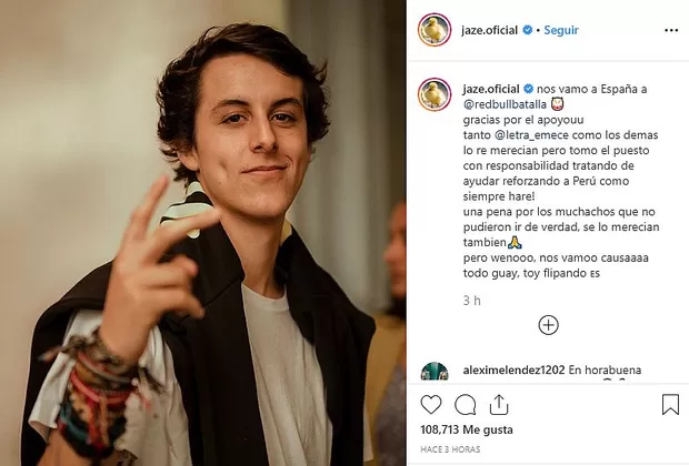 Batalla de los Gallos: Jaze irá la final internacional de freestyle en España