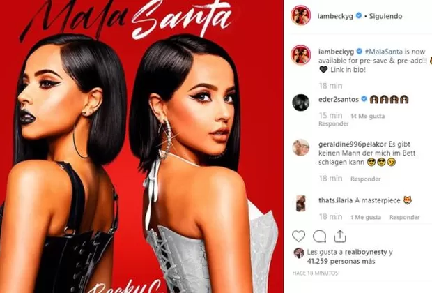 Becky G está lista para el lanzamiento de su primer disco ‘Mala santa’