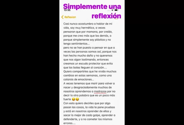 Belinda difunde mensaje tras escándalo de filtración de fotos privadas