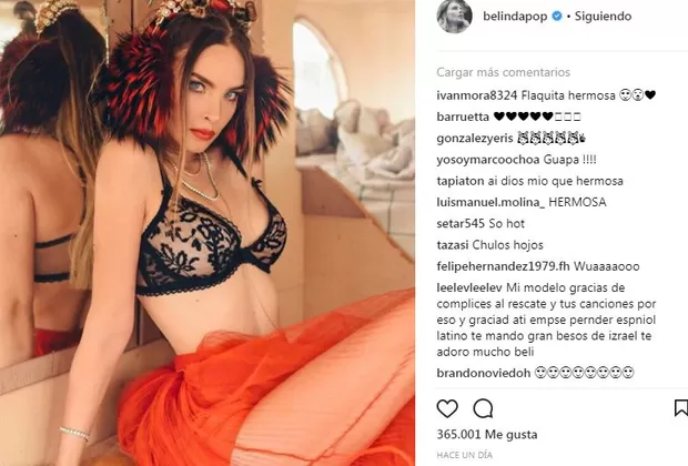 Belinda en lencería