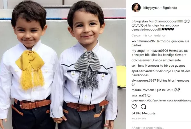 Mellizos de Biby Gaytán y Eduardo Capetillo 