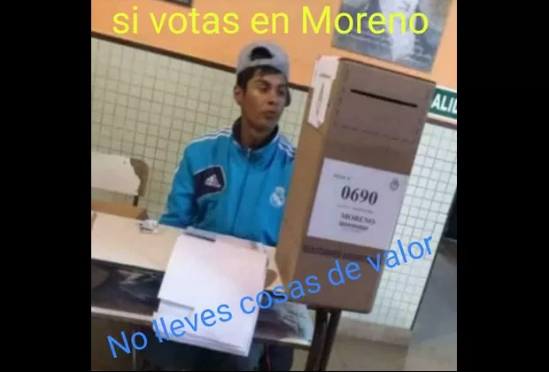 Braian, el presidente de mesa que fue víctima de burlas en redes sociales por su ropa