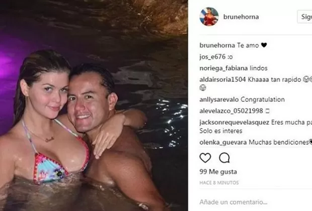 Brunella Horna comparte su amor por Richard Acuña pero luego se arrepiente