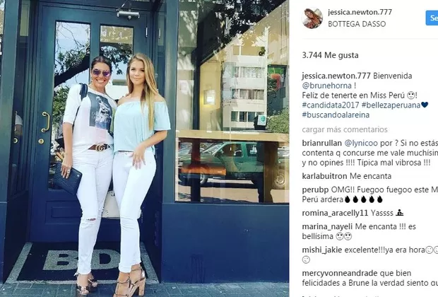 Brunella Horna: Jessica Newton anunció que será candidata a Miss Perú 2017