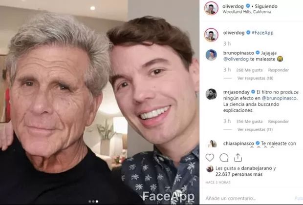 Christian Meier y Bruno Pinasco faceapp