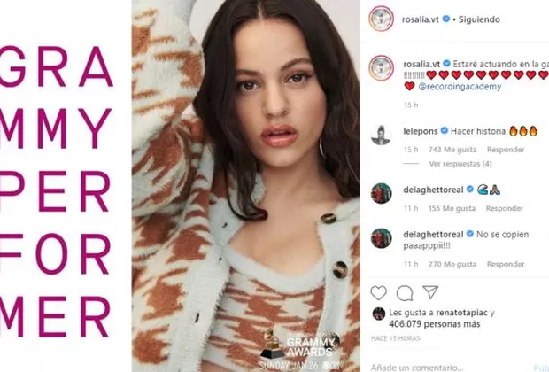 Camila Cabello y Rosalía se presentarán en la gala de los Grammy