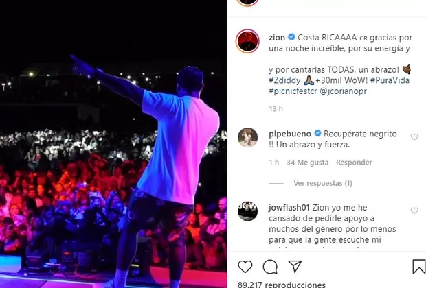 Cantante Zion fue internado de emergencia y piden oraciones por su salud