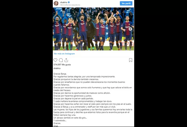 Shakira FC Barcelona