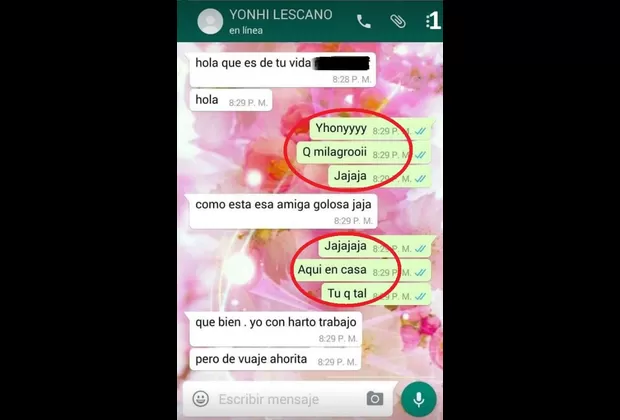 Caso acoso sexual: congresista Lescano difunde nuevos chats de Whatsapp