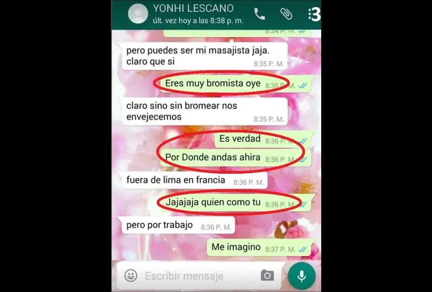 Caso acoso sexual: congresista Lescano difunde nuevos chats de Whatsapp