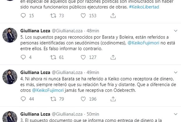 Caso Keiko Fujimori: Loza afirma que dan información falsa para impedir su libertad