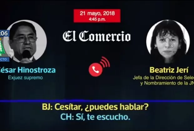 César Hinostroza: Audio vincula a alta funcionaria de la JNJ con exjuez supremo