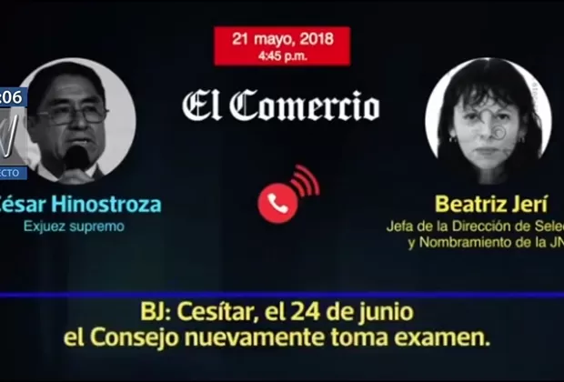 César Hinostroza: Audio vincula a alta funcionaria de la JNJ con exjuez supremo
