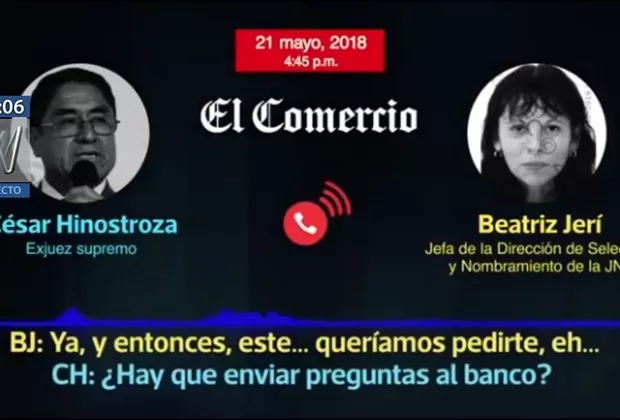 César Hinostroza: Audio vincula a alta funcionaria de la JNJ con exjuez supremo