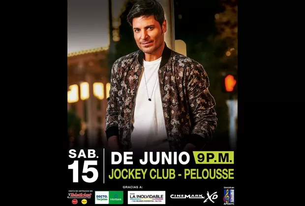 Chayanne regresa a Lima para ofrecer imperdible concierto 
